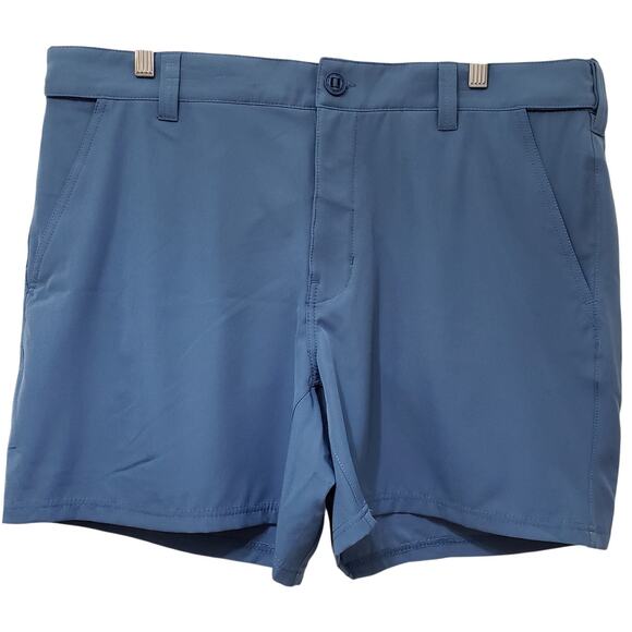 NWT HUK Performance Pursuit Shorts 6" Blue Fishing Men's Size XL - Picture 1 of 12